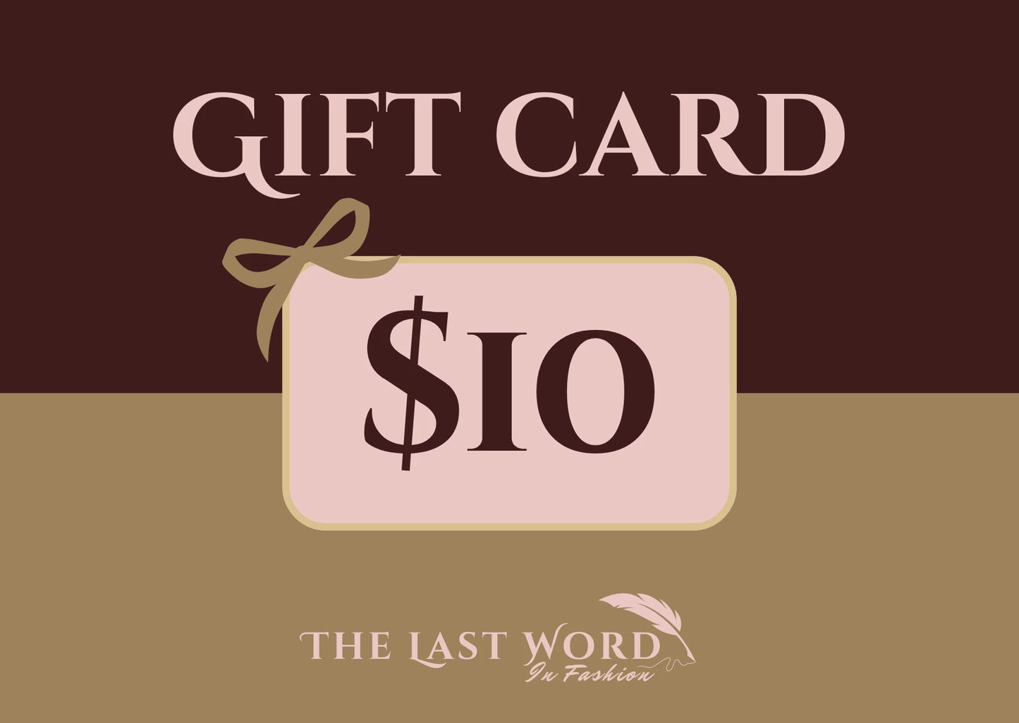 The Last Word in Fashion Gift Card