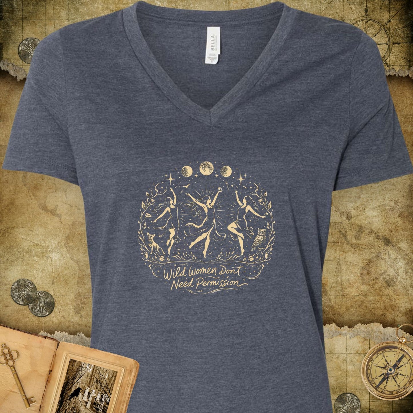 Wild Women V-Neck T-Shirt