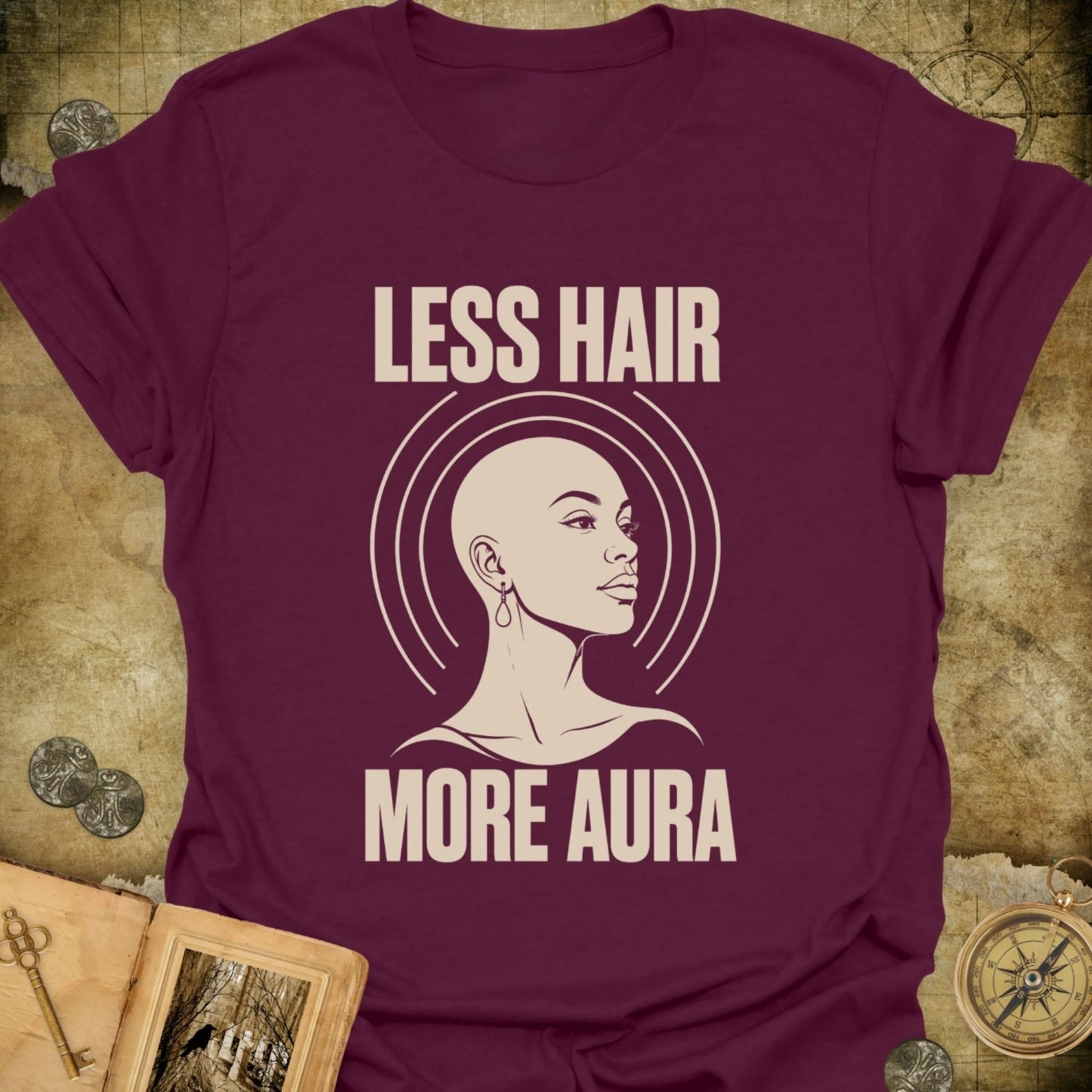 Less Hair, More Aura T-Shirt