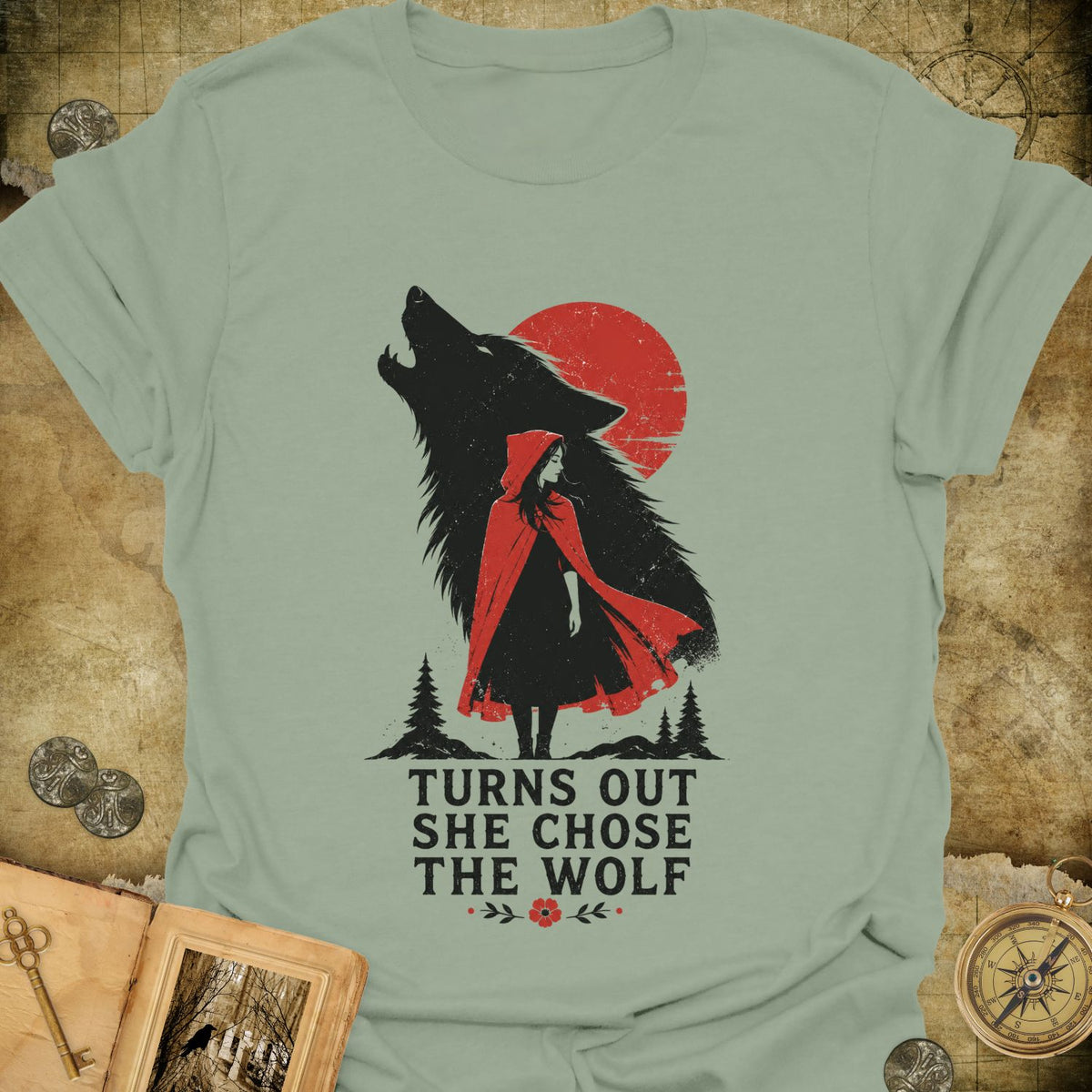 She Chose The Wolf T-Shirt