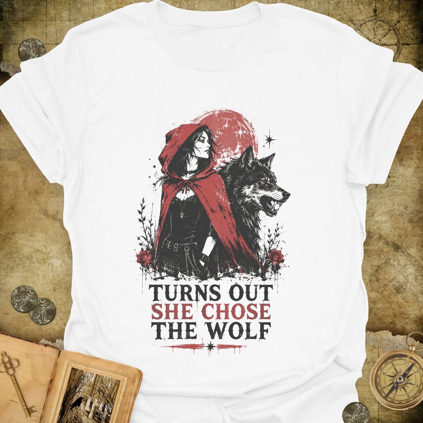 Red & Wolf T-Shirt