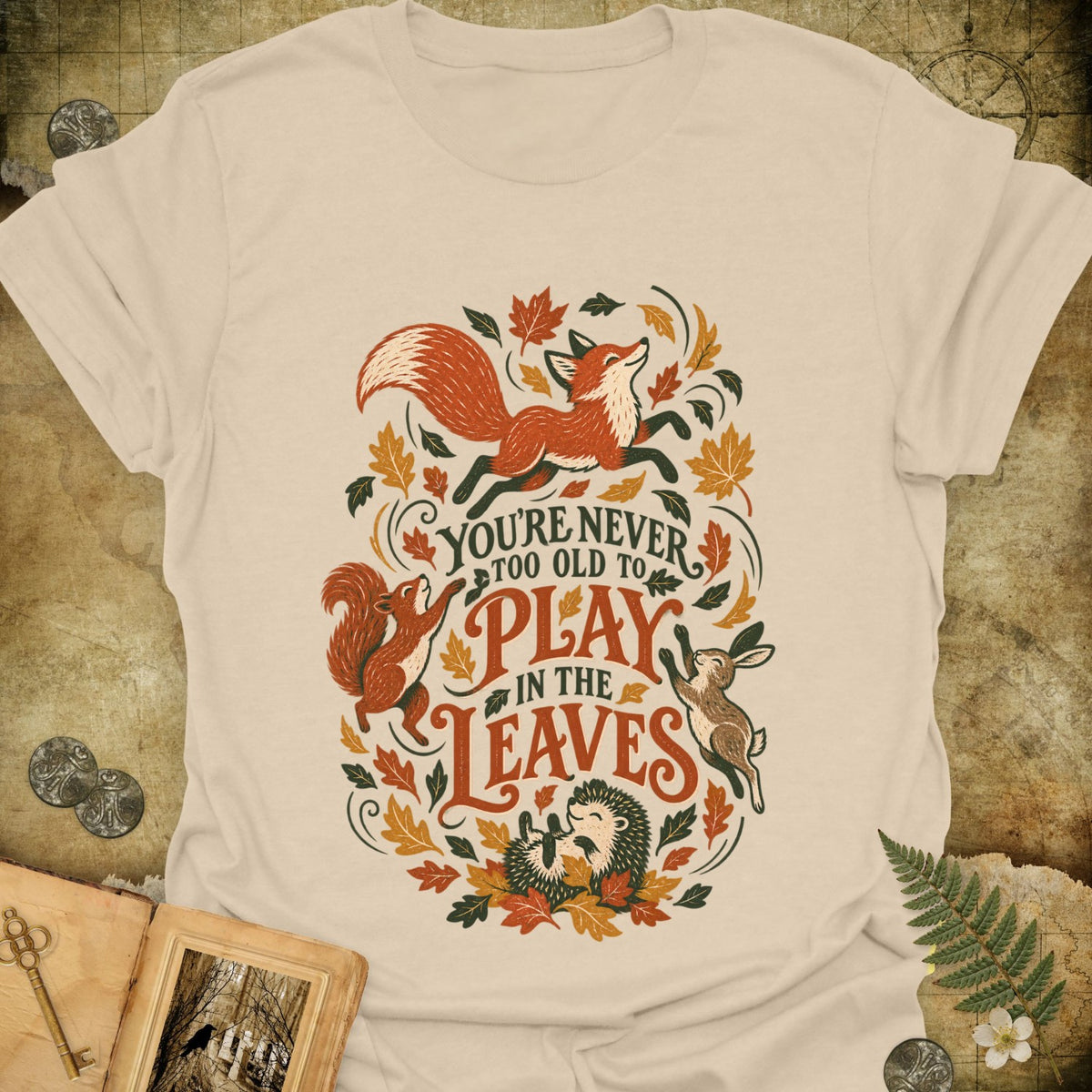 Play In The Leaves T-Shirt