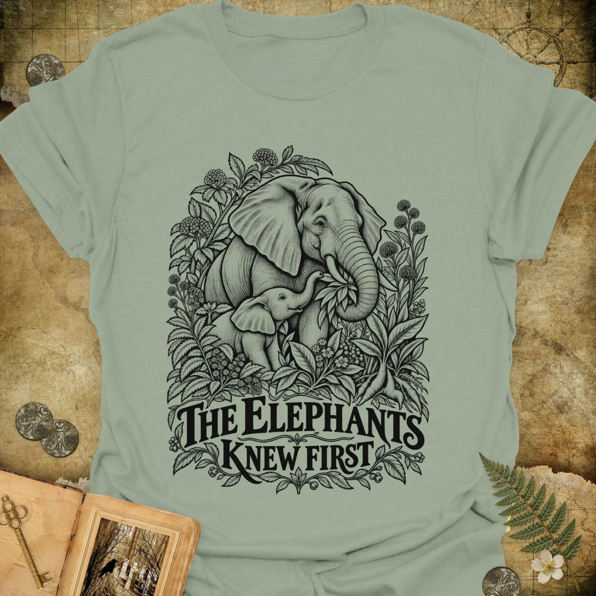 The Elephants Knew First T-Shirt
