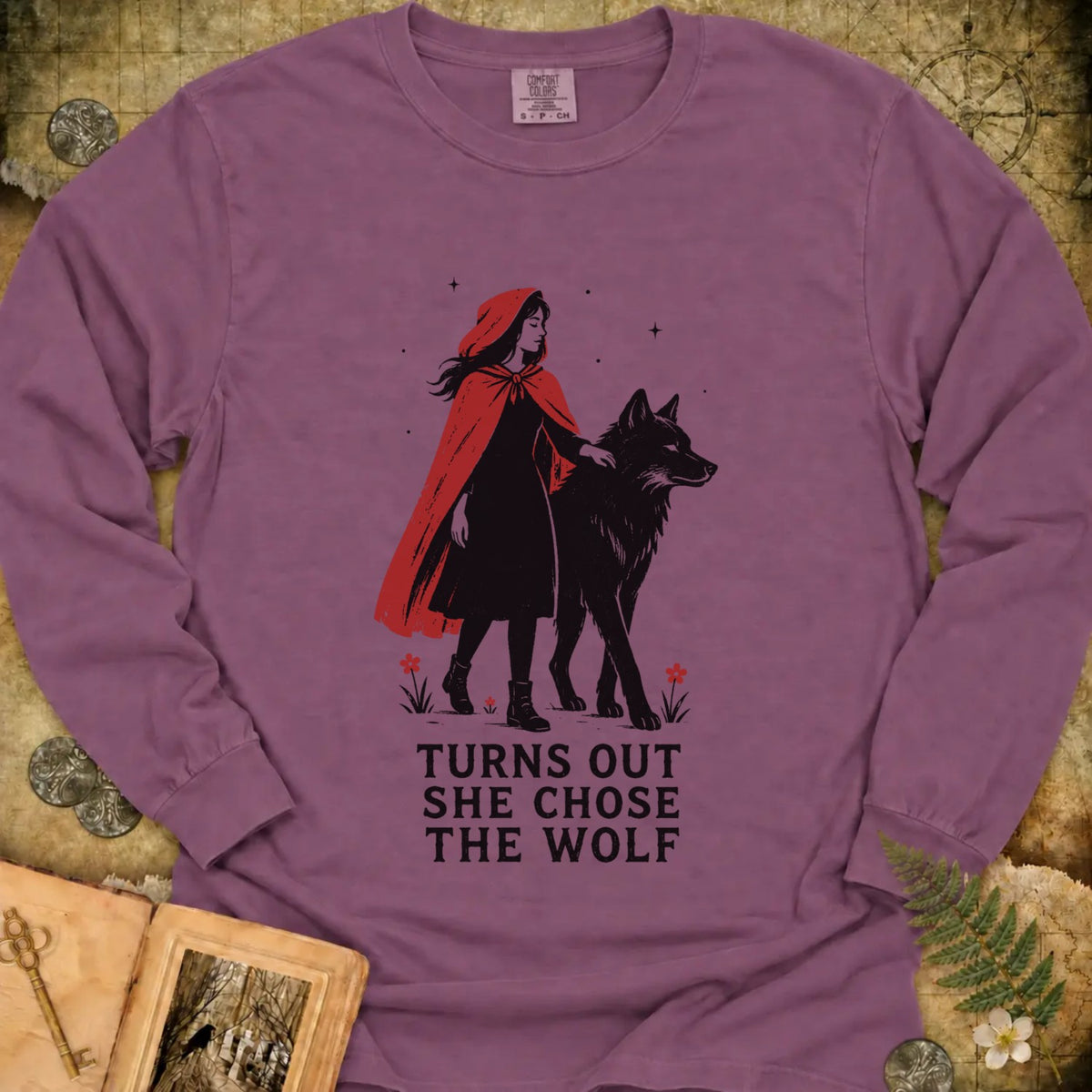 Little Red Riding Hood Long Sleeve T-Shirt