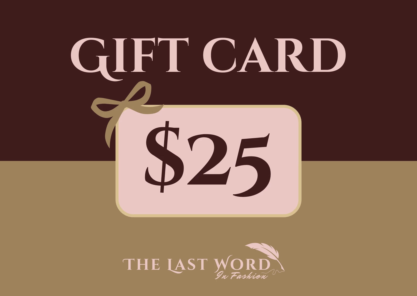 The Last Word in Fashion Gift Card