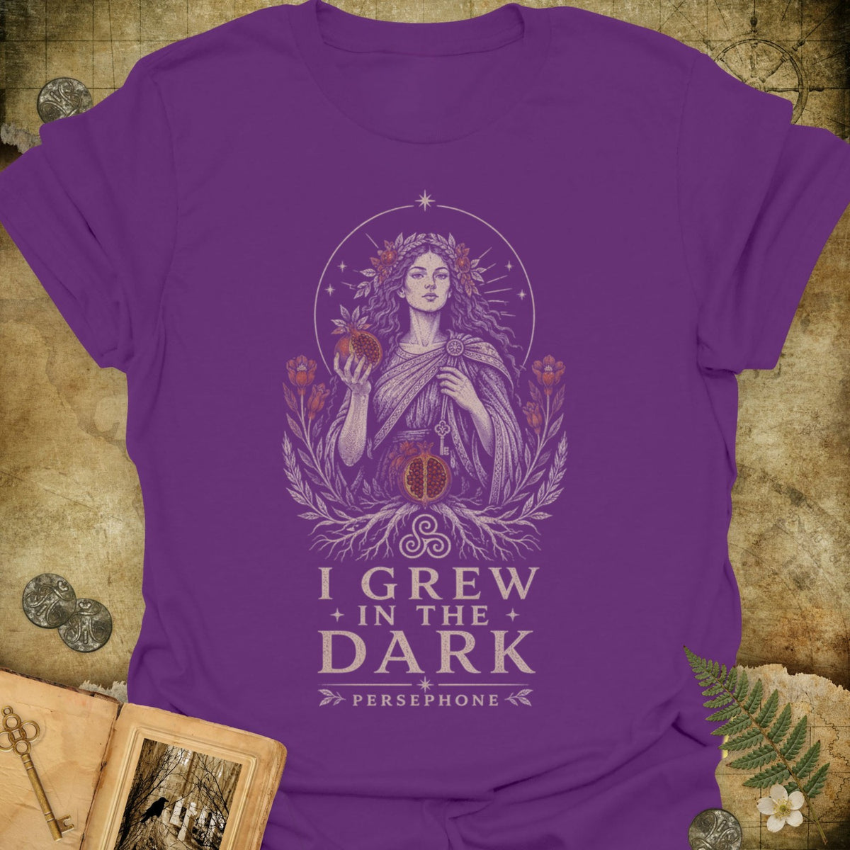 TLWIF Studio | Purple | Persephone - Grew In The Dark T-Shirt