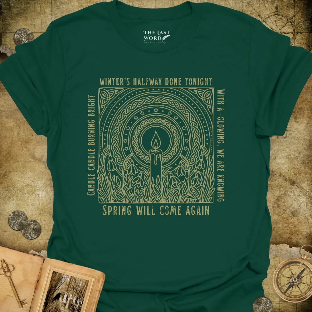 Imbolc Candle T-Shirt