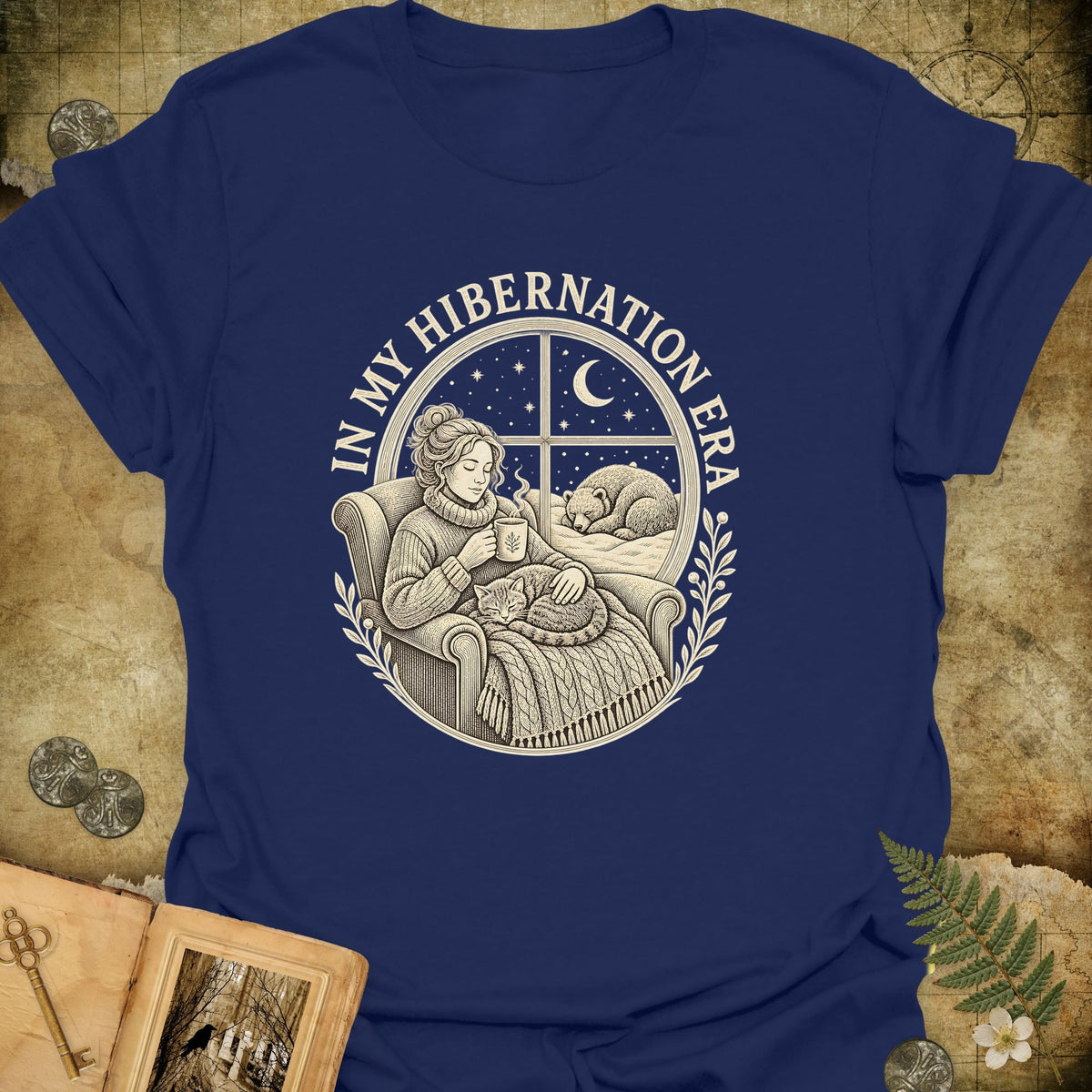 In My Hibernation Era T-Shirt - Navy