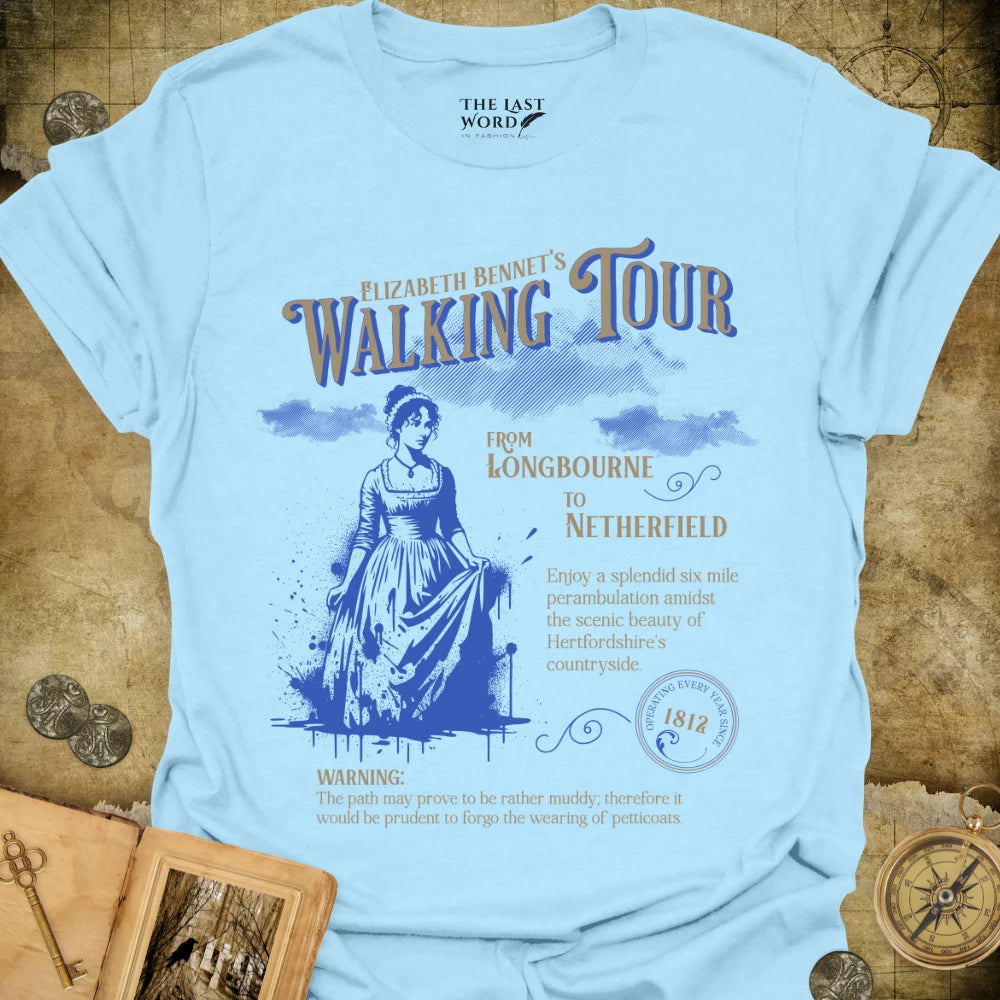 Elizabeth Bennet's Walking Tour T-Shirt