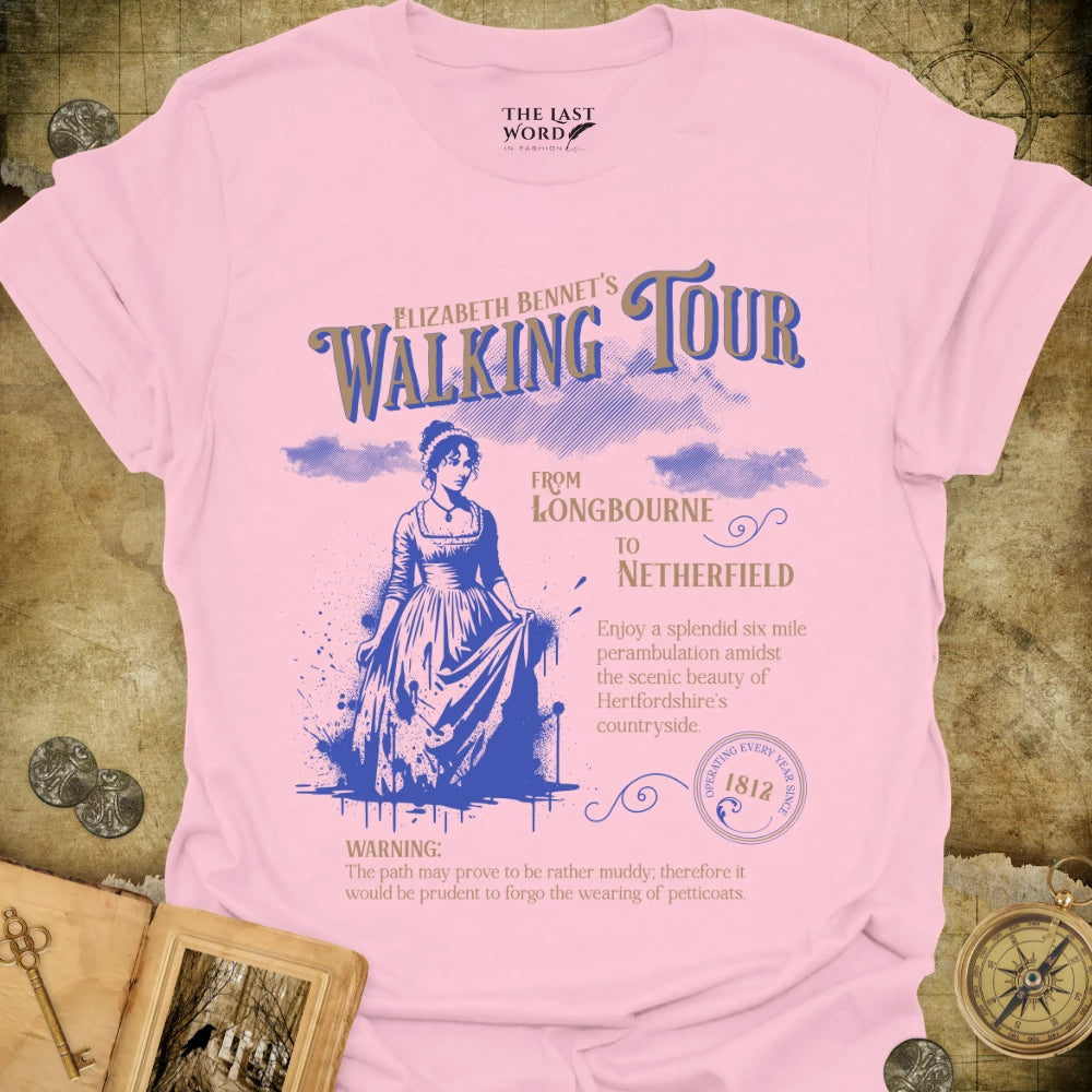 Elizabeth Bennet's Walking Tour T-Shirt