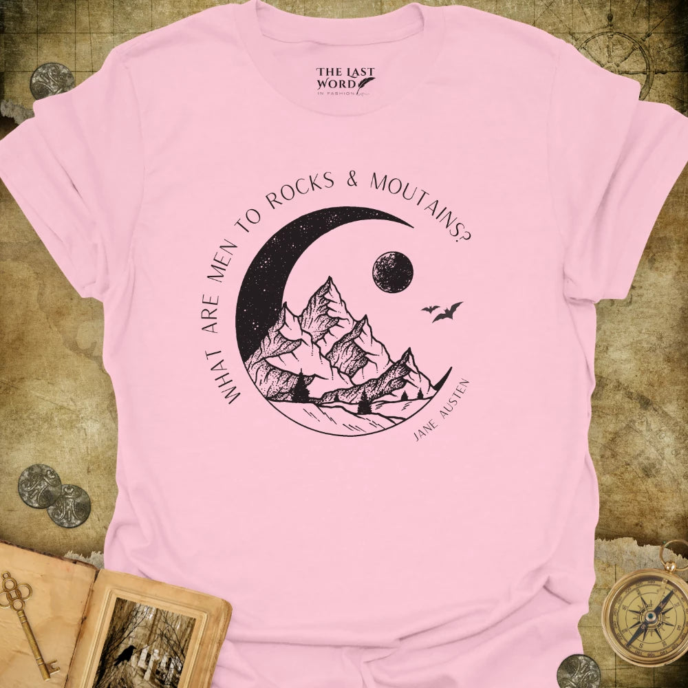 Jane Austen Rocks & Mountains T-Shirt