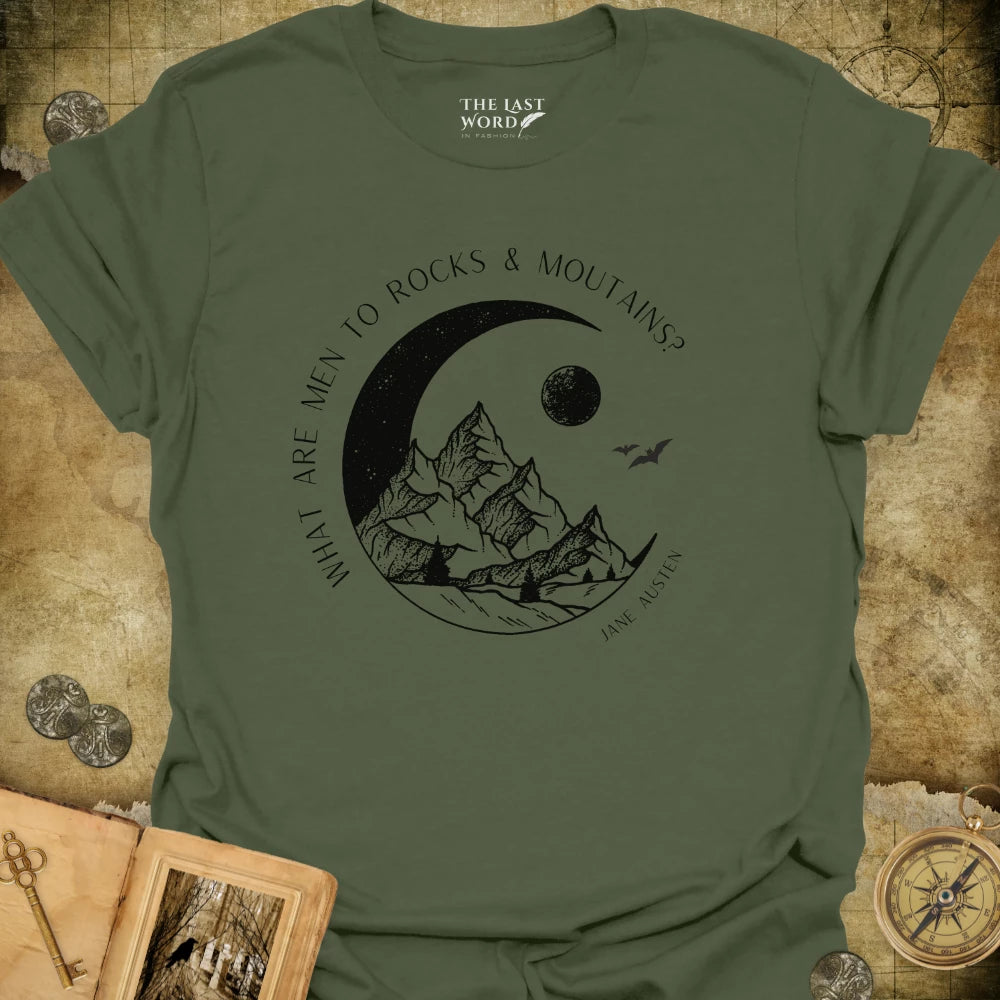 Jane Austen Rocks & Mountains T-Shirt