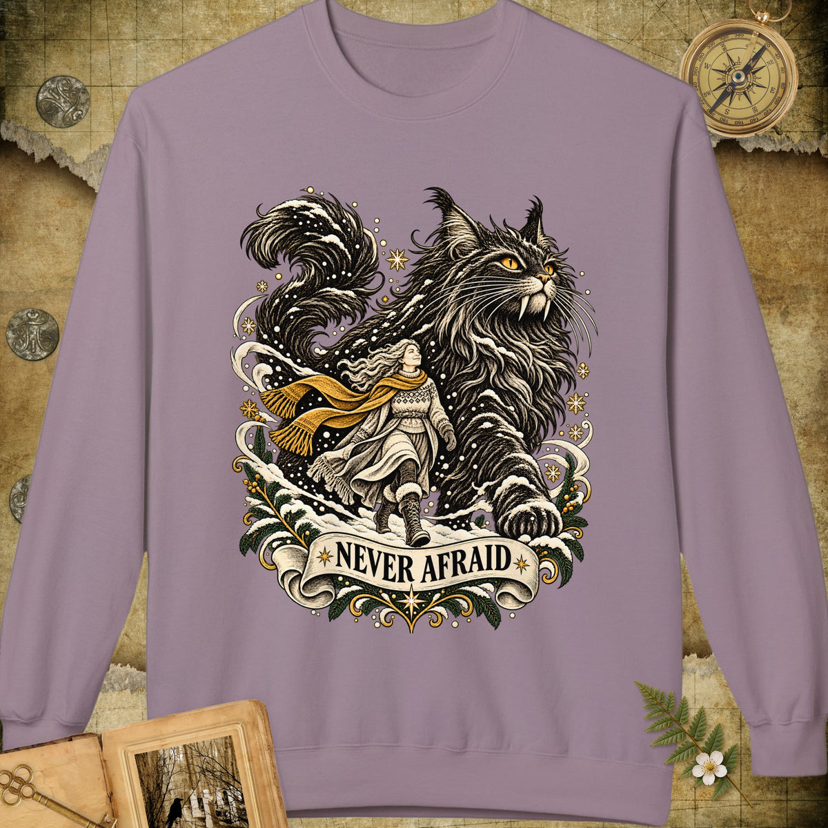 Never Afraid Sweatshirt - Paragon