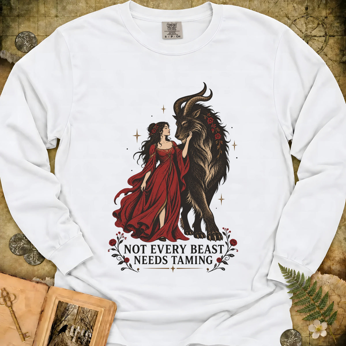 Not Every Beast Long Sleeve T-Shirt - White
