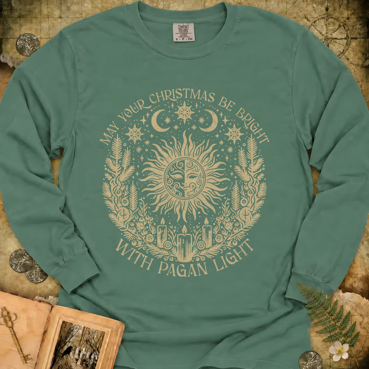 Pagan Light Long Sleeve T-Shirt - Light Green