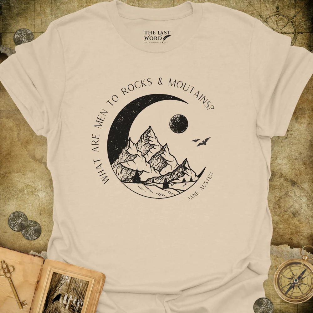 Jane Austen Rocks & Mountains T-Shirt