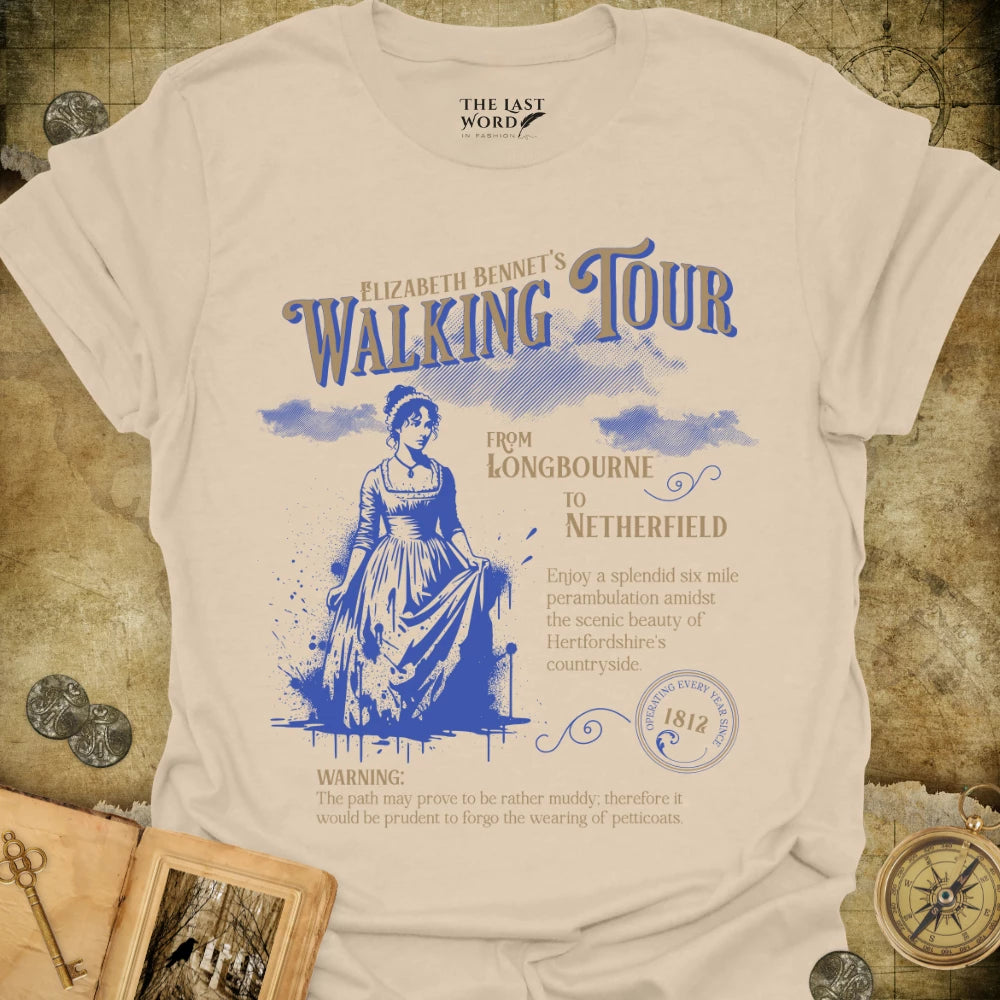 Elizabeth Bennet's Walking Tour T-Shirt