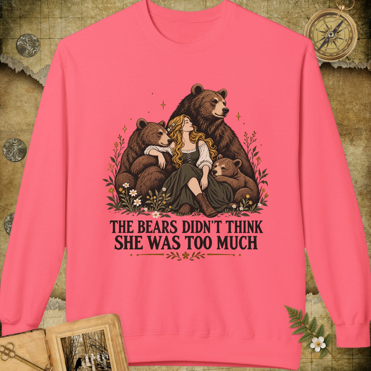 The Bears Sweatshirt - Pink Lemonade