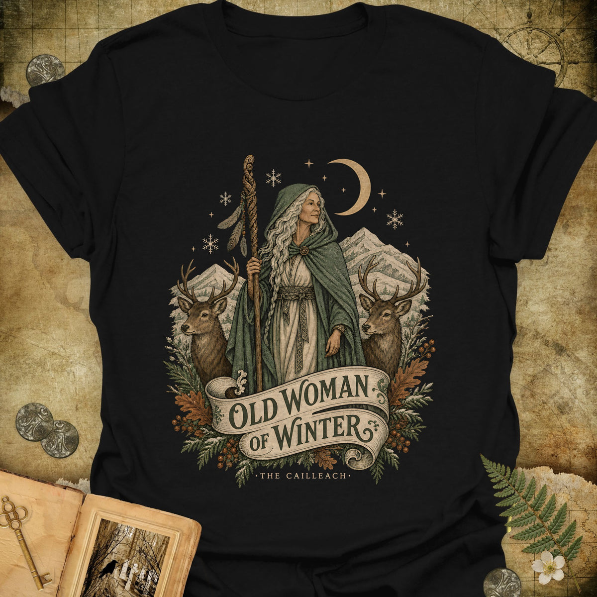The Cailleach T-Shirt - Black