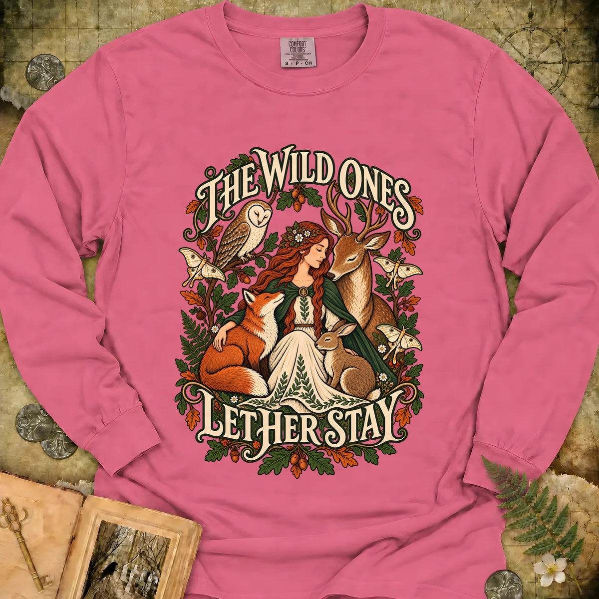 The Wild Ones Long Sleeve T-Shirt - Crunchberry
