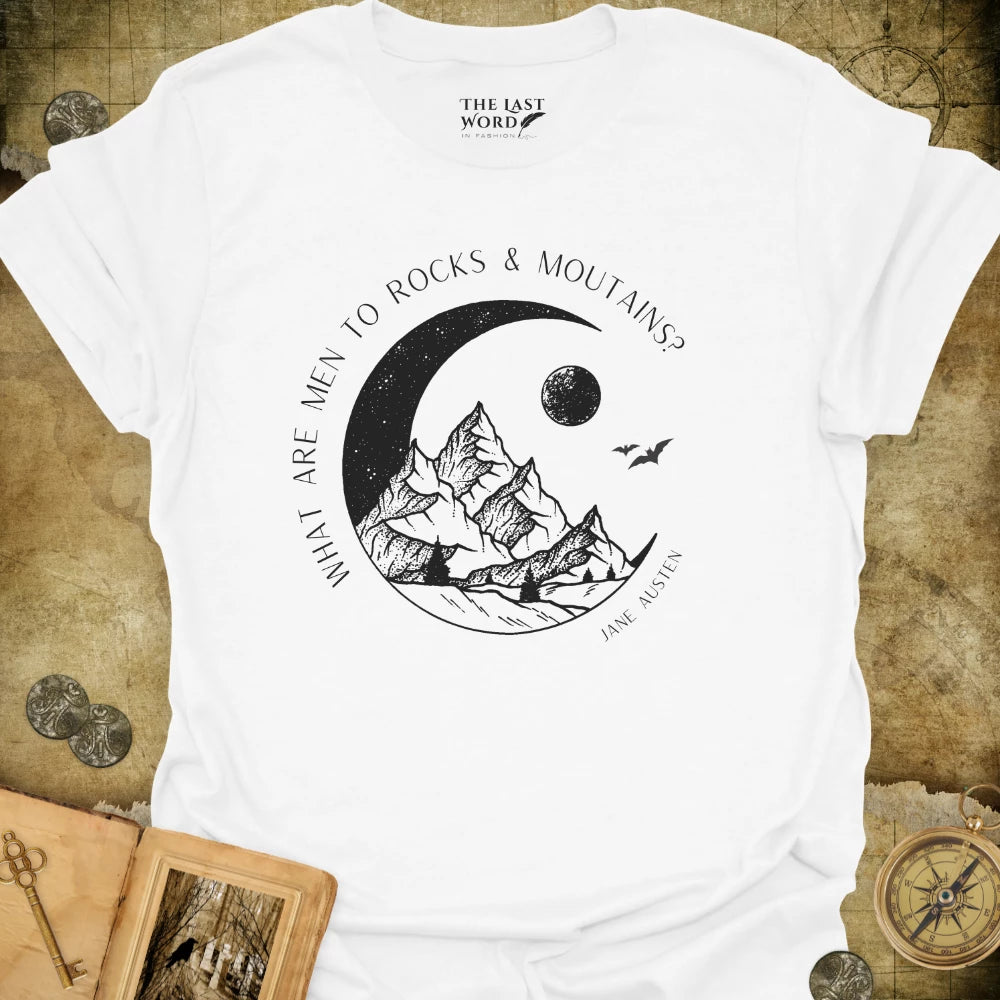 Jane Austen Rocks & Mountains T-Shirt