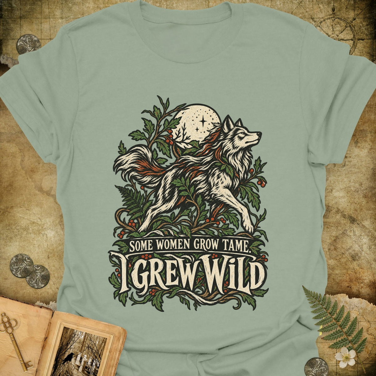 TLWIF Studio | Sage | I Grew Wild T-Shirt
