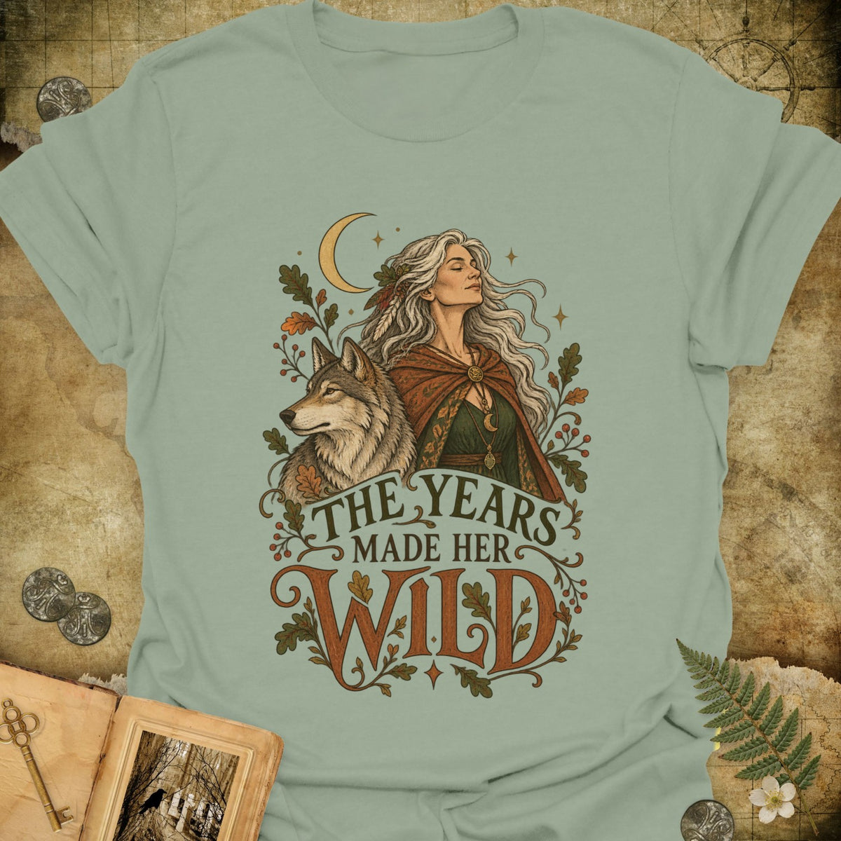TLWIF Studio | Sage | The Years Made Her Wild T-Shirt