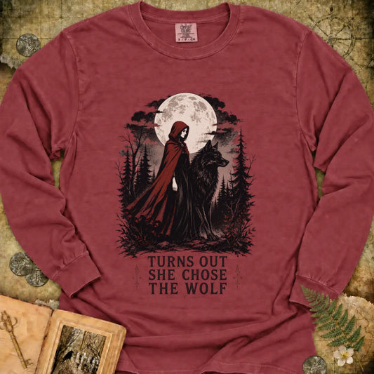 Choose The Wolf Long Sleeve T-Shirt