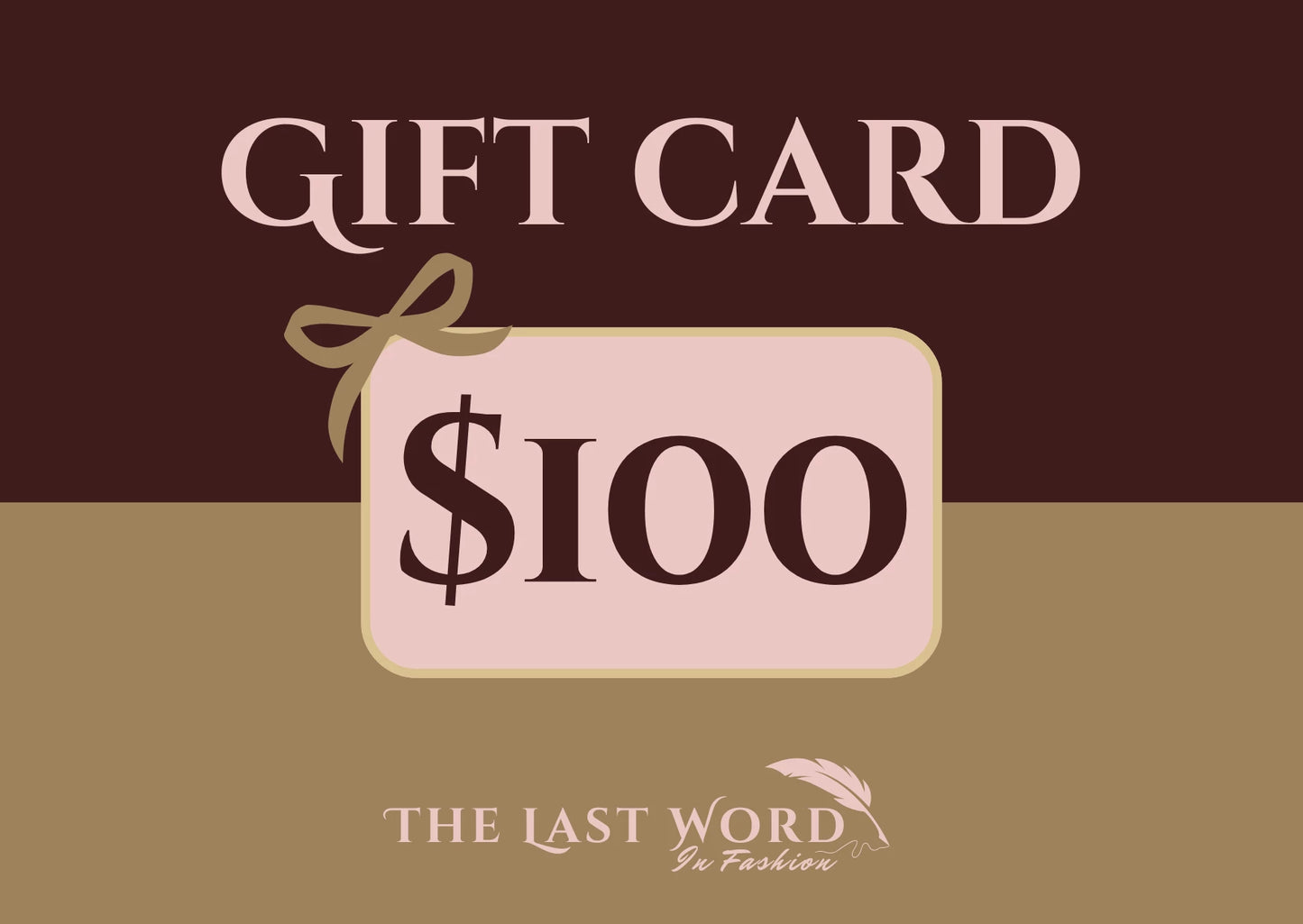 The Last Word in Fashion Gift Card