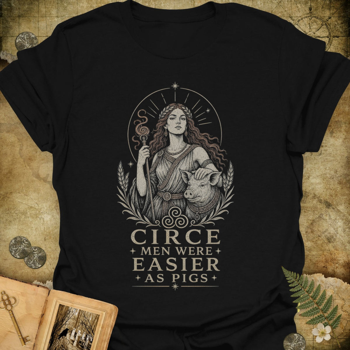 TLWIF Studio | Black | Circe - Easier As Pigs T-Shirt