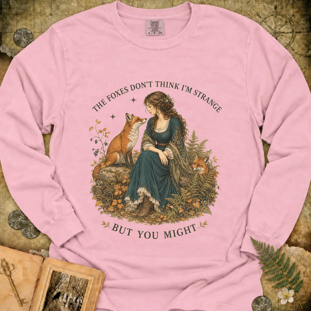 TLWIF Studio | Blossom | Fox Friends Long Sleeve T-Shirt