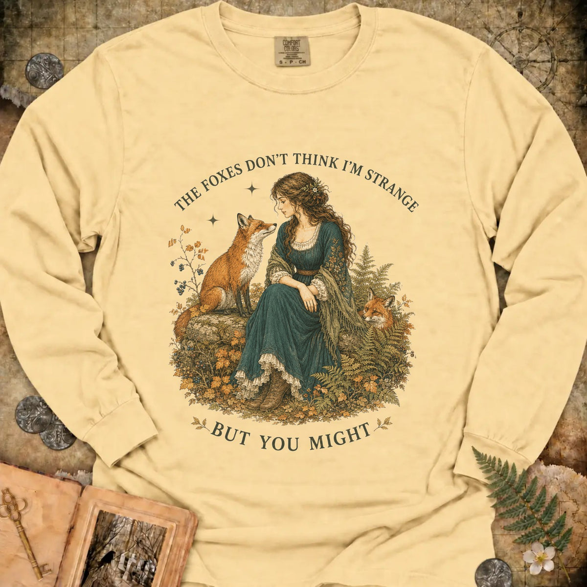 TLWIF Studio | Butter | Fox Friends Long Sleeve T-Shirt