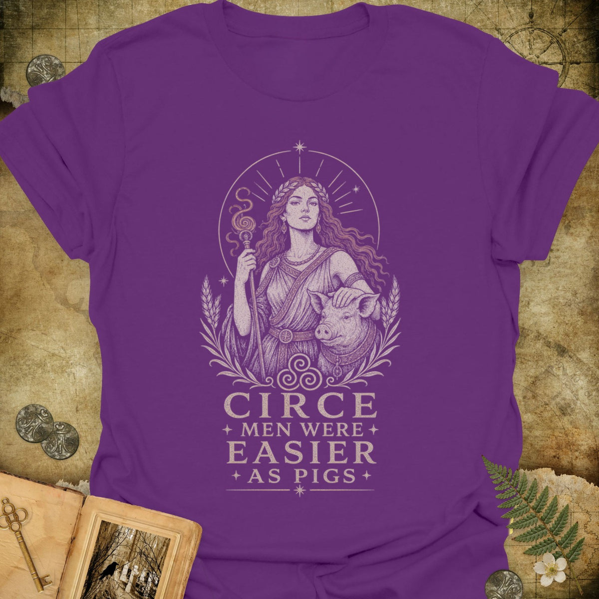 TLWIF Studio | Purple | Circe - Easier As Pigs T-Shirt