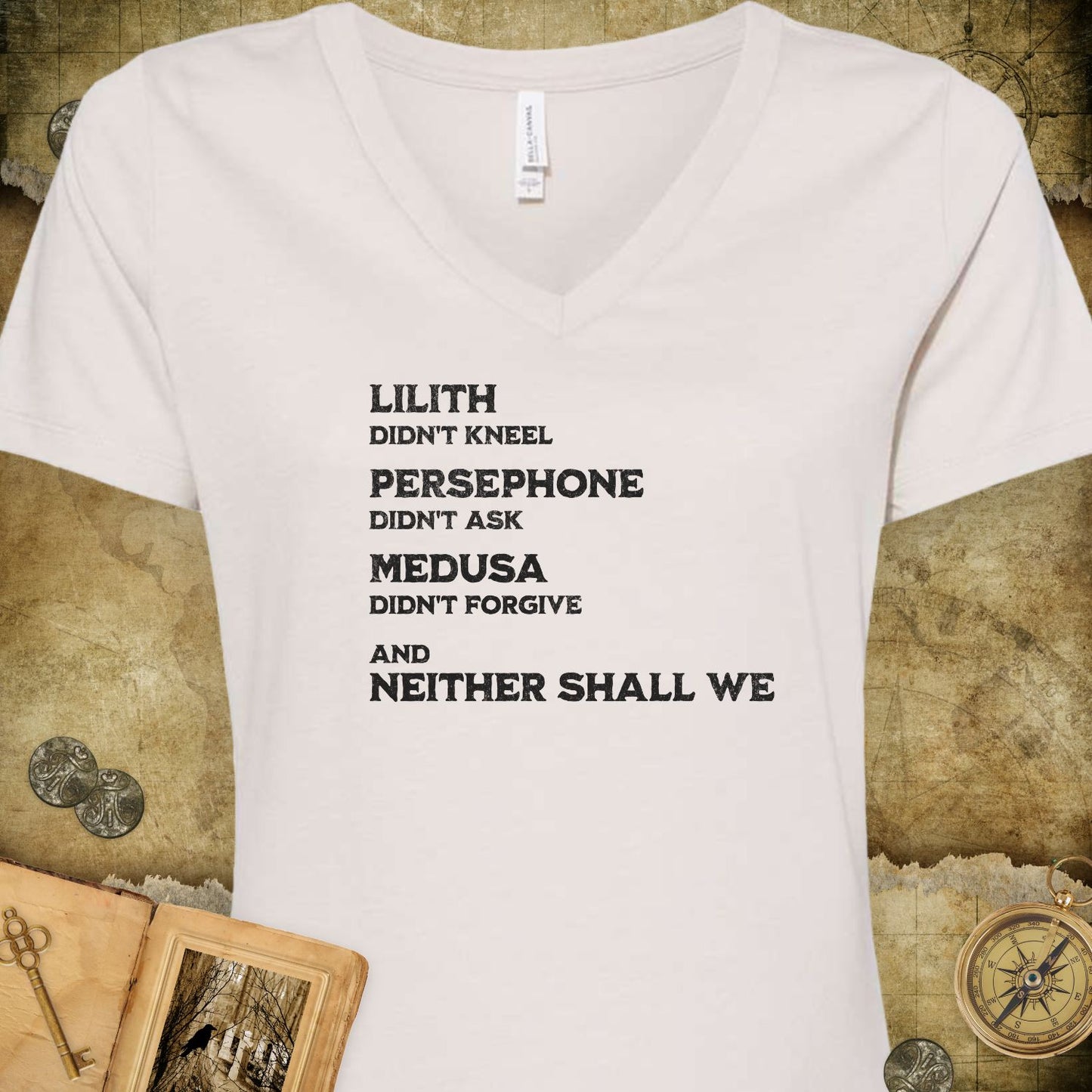 Neither Shall We V-Neck T-Shirt