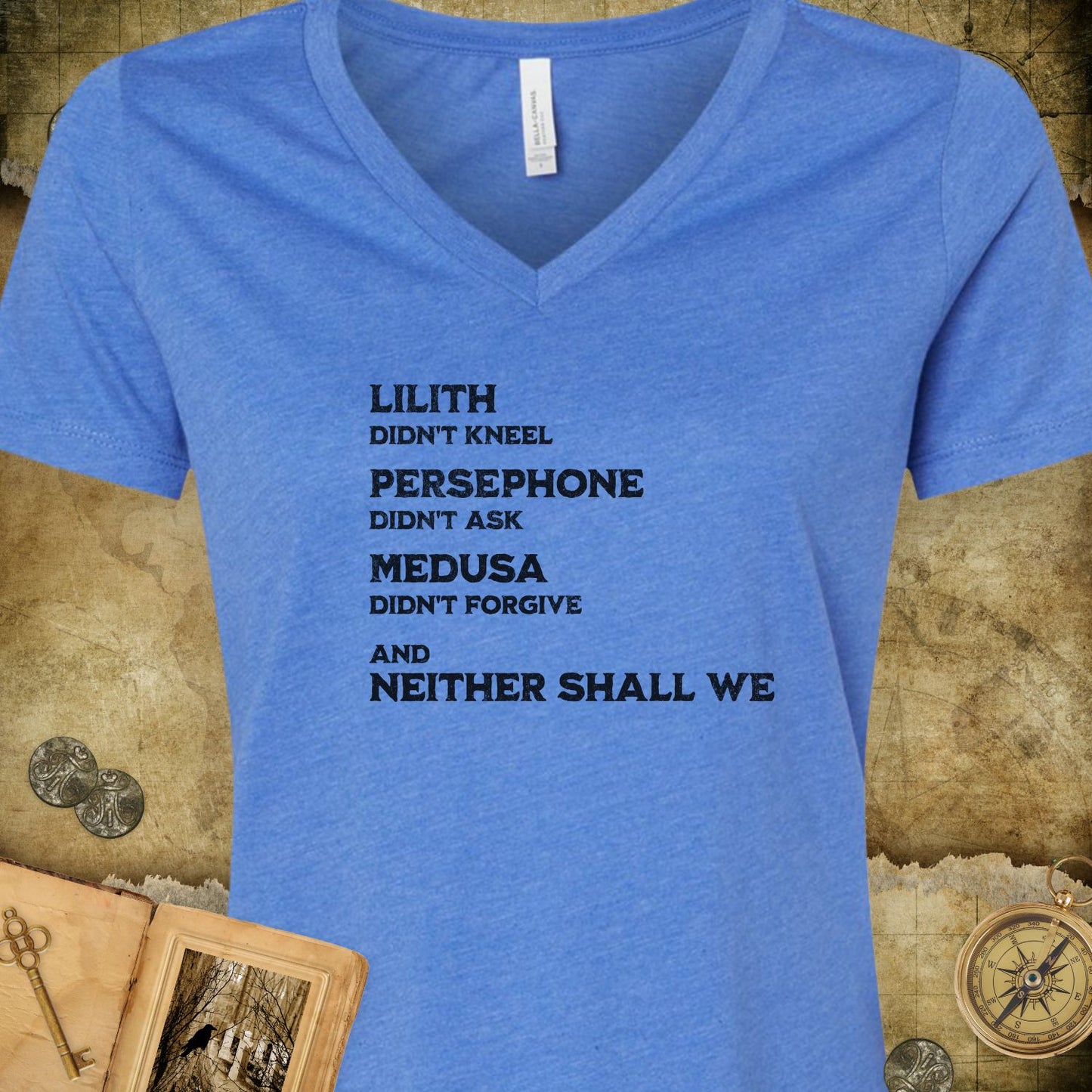 Neither Shall We V-Neck T-Shirt