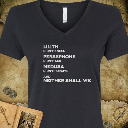 Neither Shall We V-Neck T-Shirt