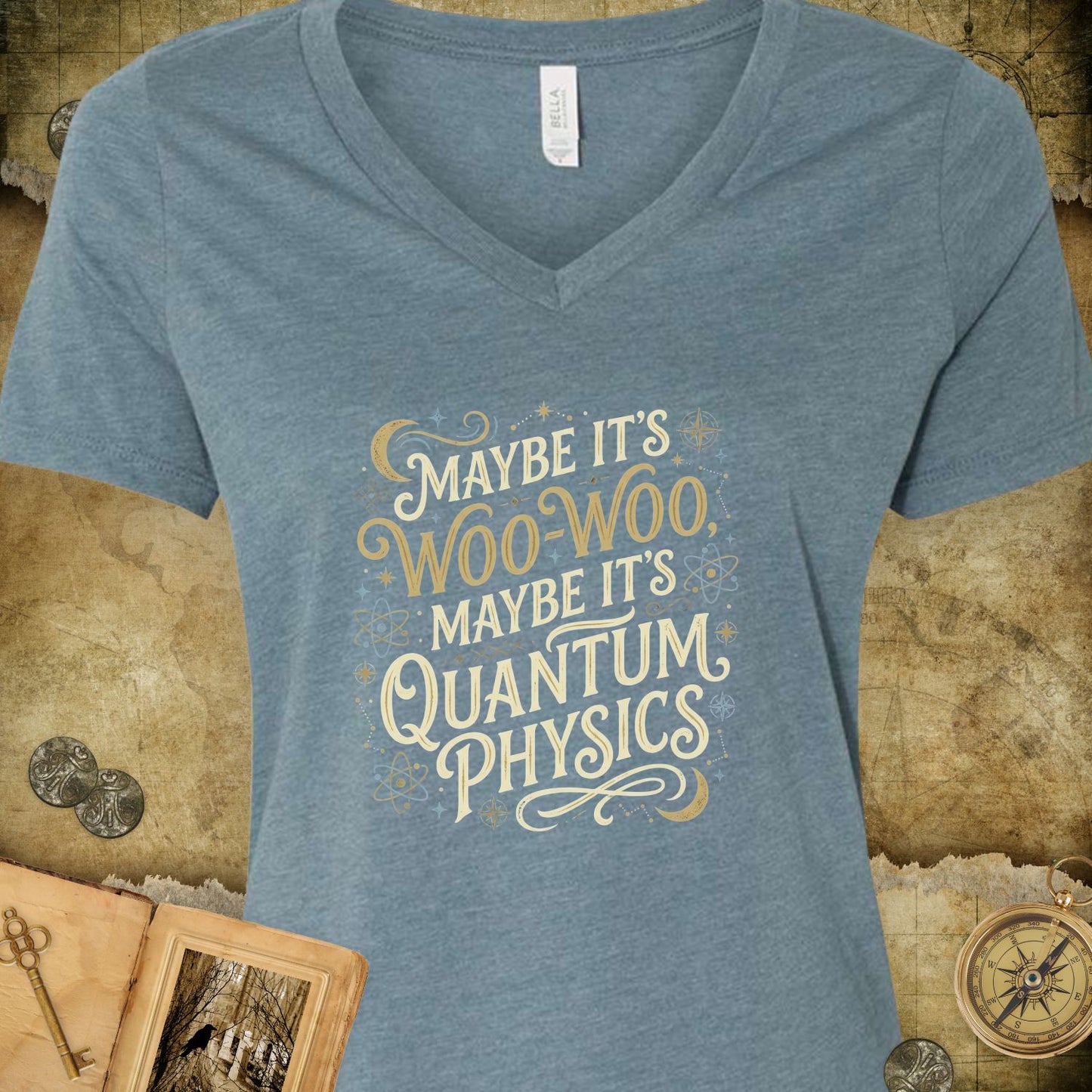 Quantum Physics V-Neck T-Shirt