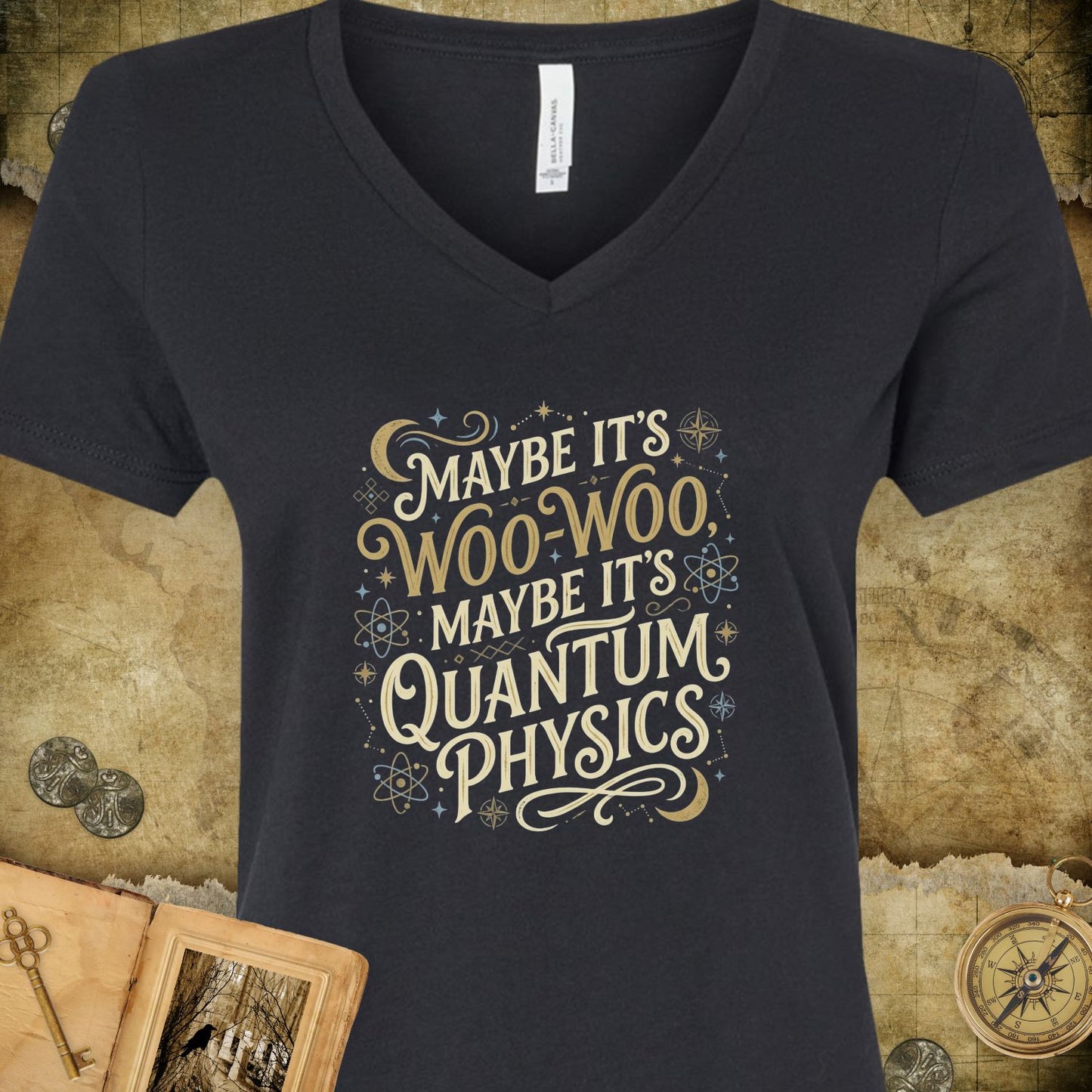 Quantum Physics V-Neck T-Shirt