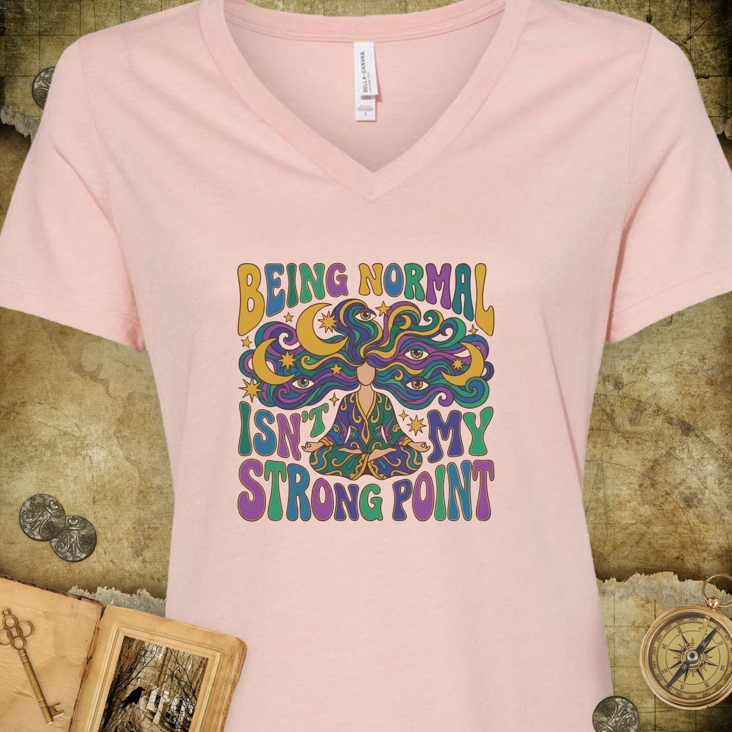 Being Normal V-Neck T-Shirt