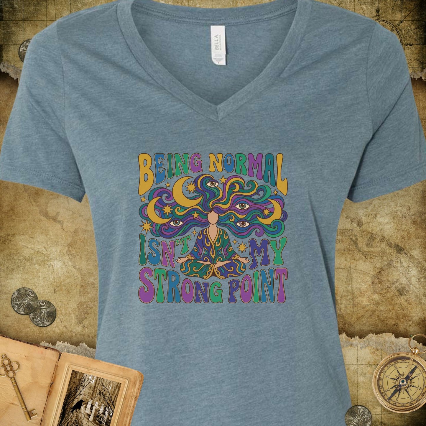 Being Normal V-Neck T-Shirt