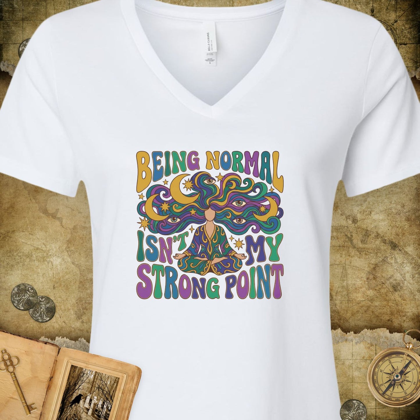Being Normal V-Neck T-Shirt