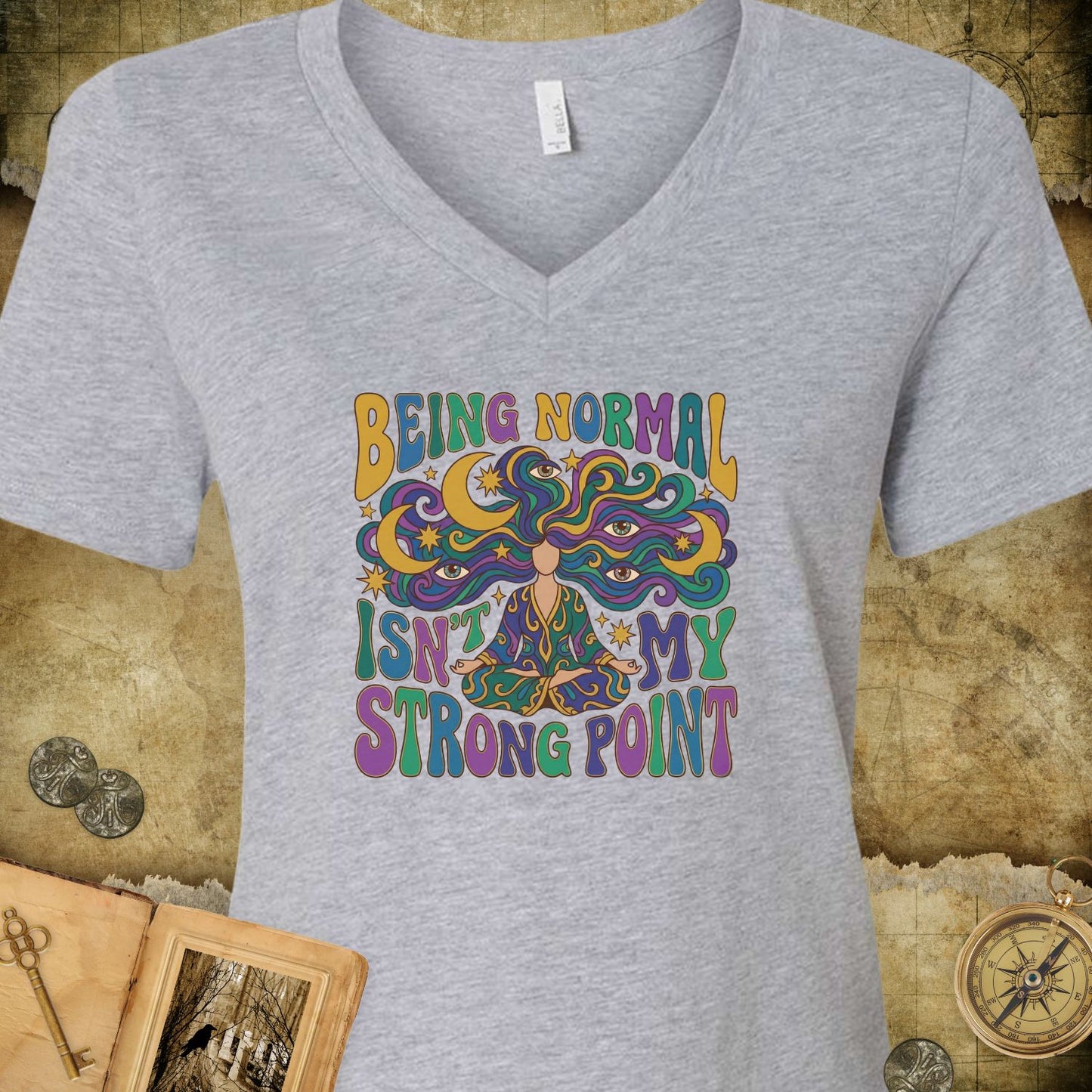 Being Normal V-Neck T-Shirt