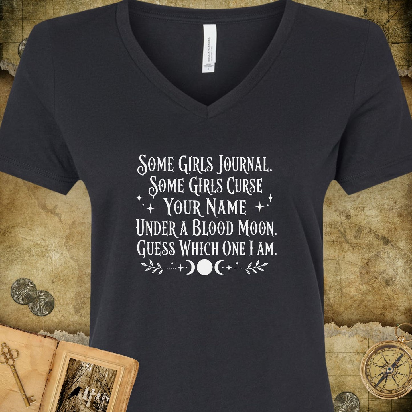 Guess Which One V-Neck T-Shirt