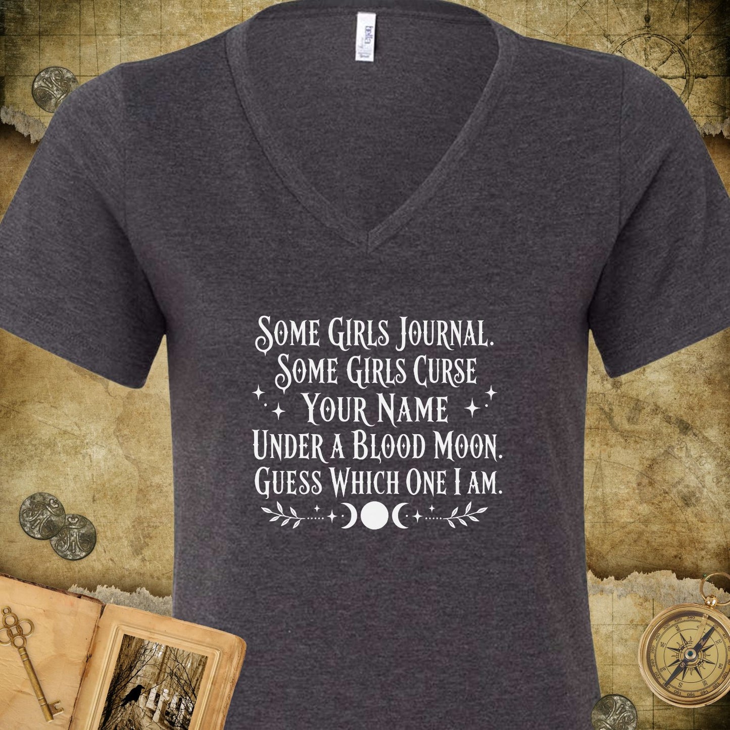 Guess Which One V-Neck T-Shirt