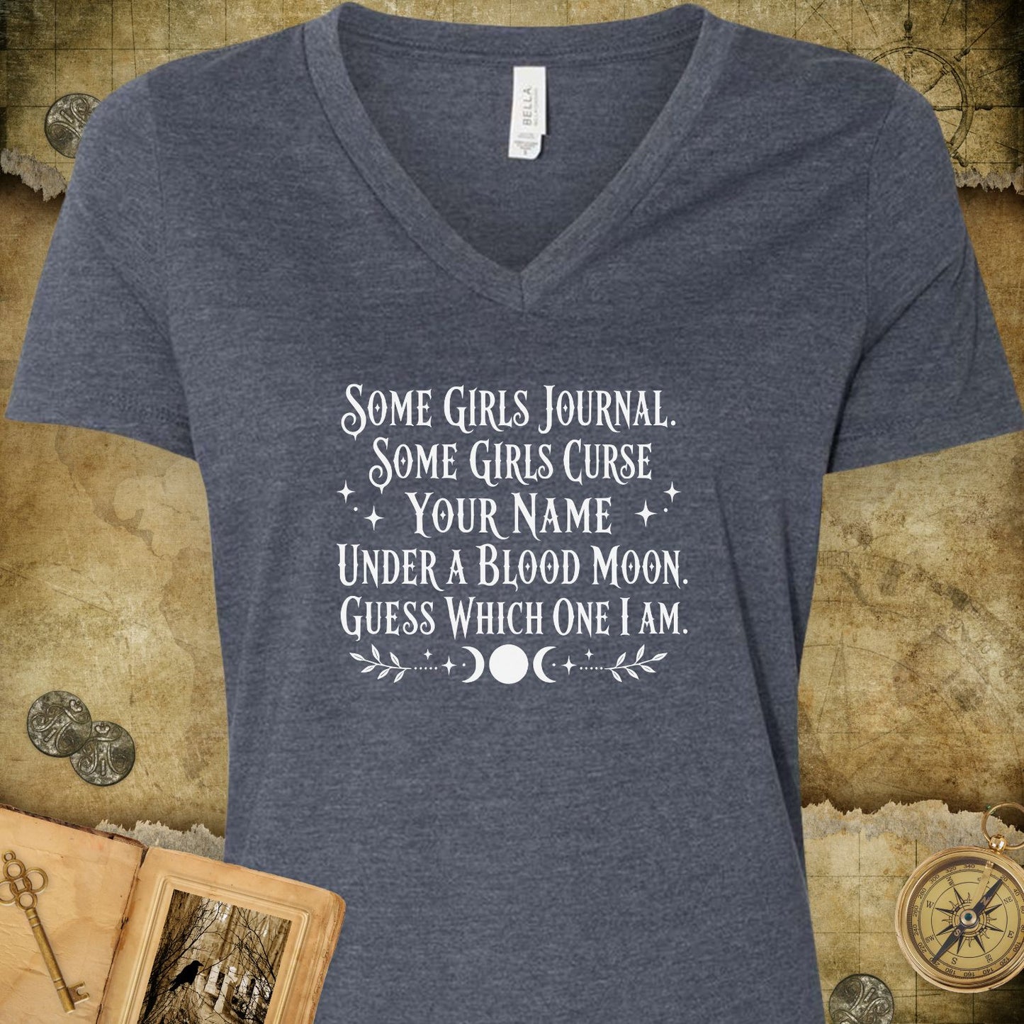 Guess Which One V-Neck T-Shirt