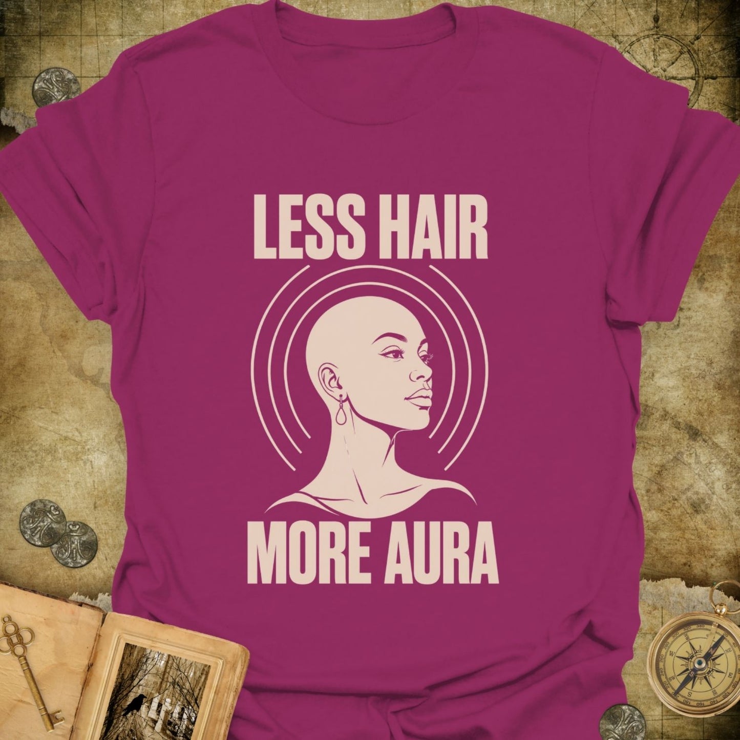 Less Hair, More Aura T-Shirt