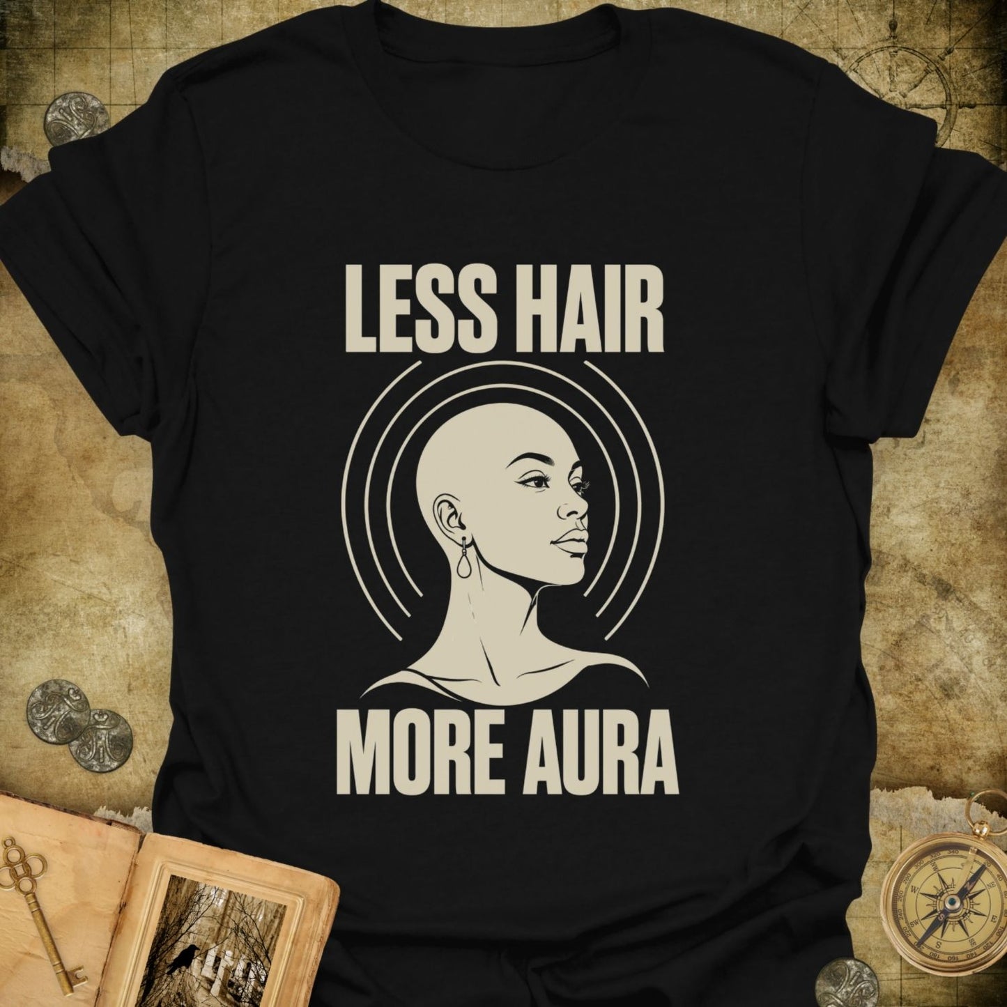 Less Hair, More Aura T-Shirt
