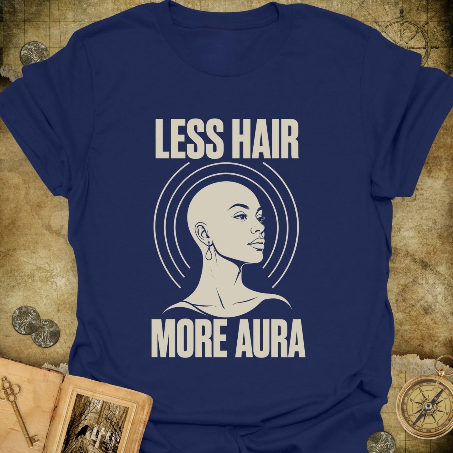 Less Hair, More Aura T-Shirt