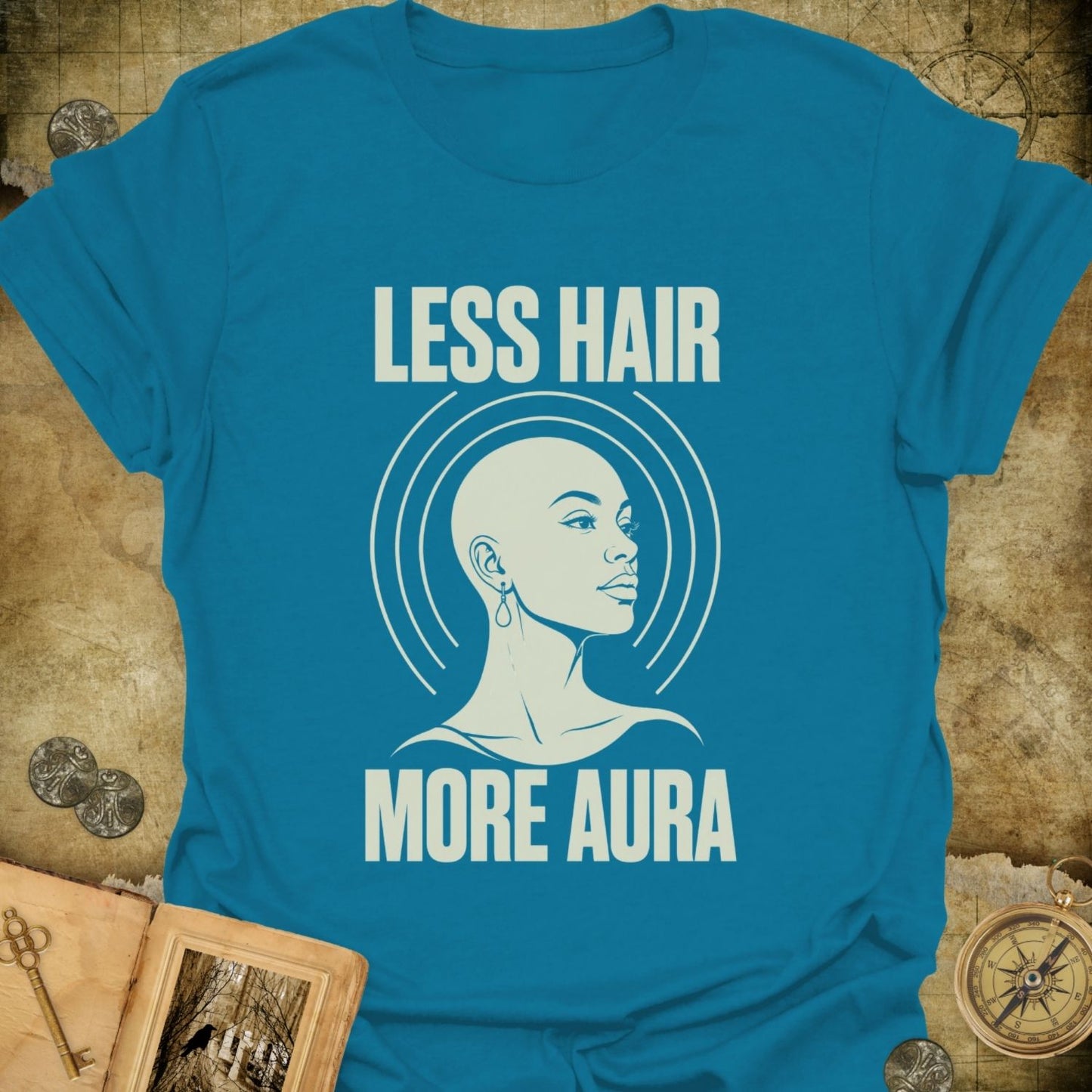 Less Hair, More Aura T-Shirt