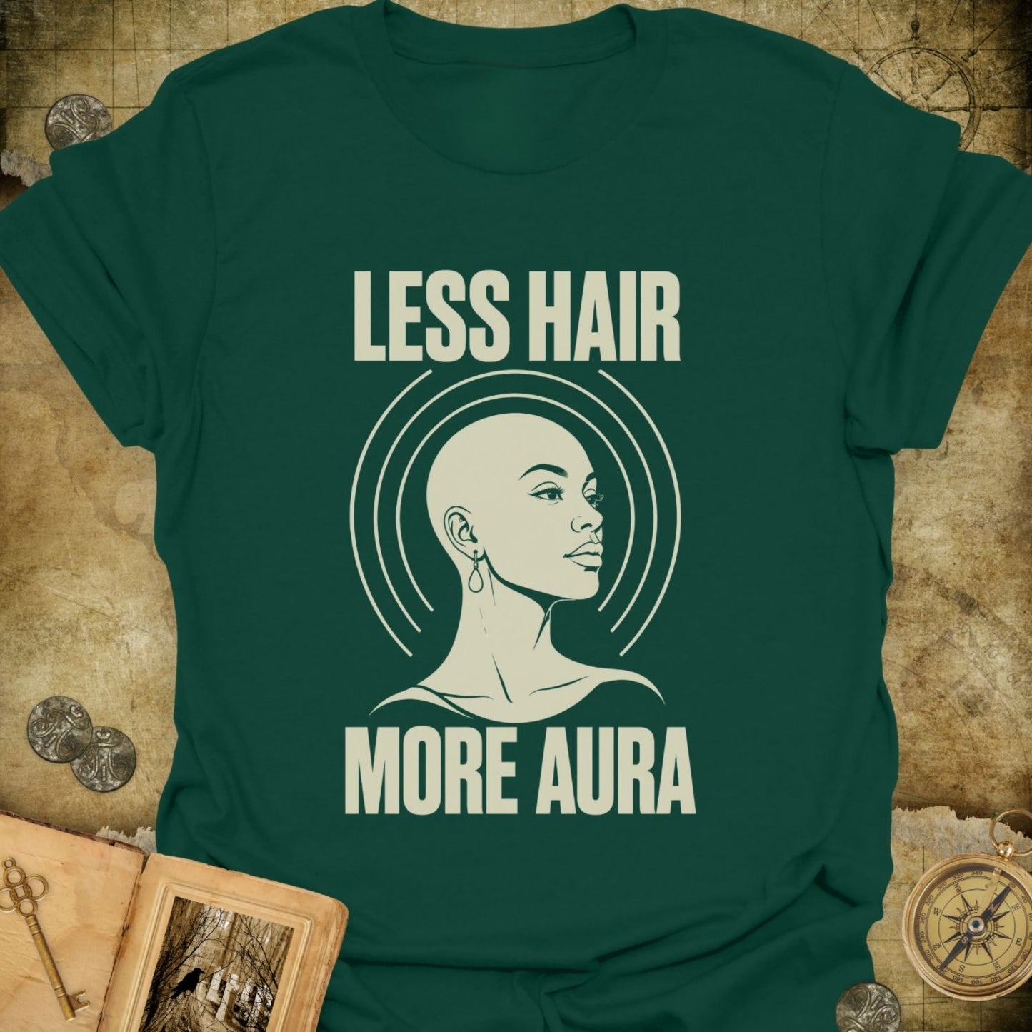 Less Hair, More Aura T-Shirt